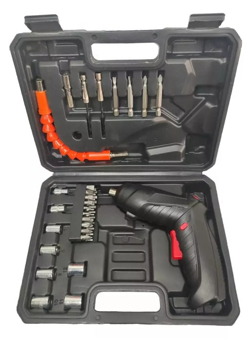 Destornillador Inalambrico Recargable 47 piezas