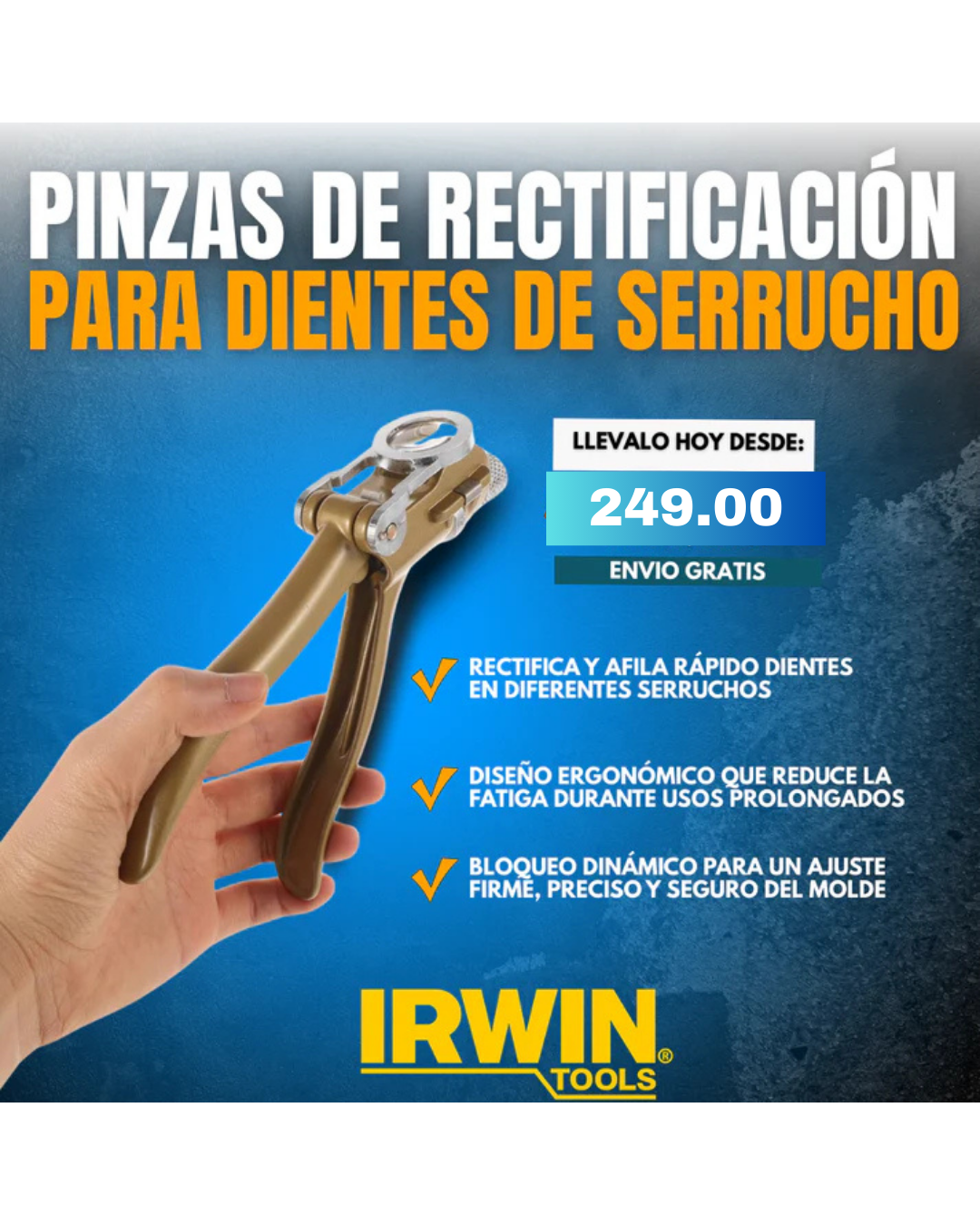 PINZAS DE RECTIFICACIÓN PARA DIENTES DE SERRUCHO | IRWIN TOOLS®