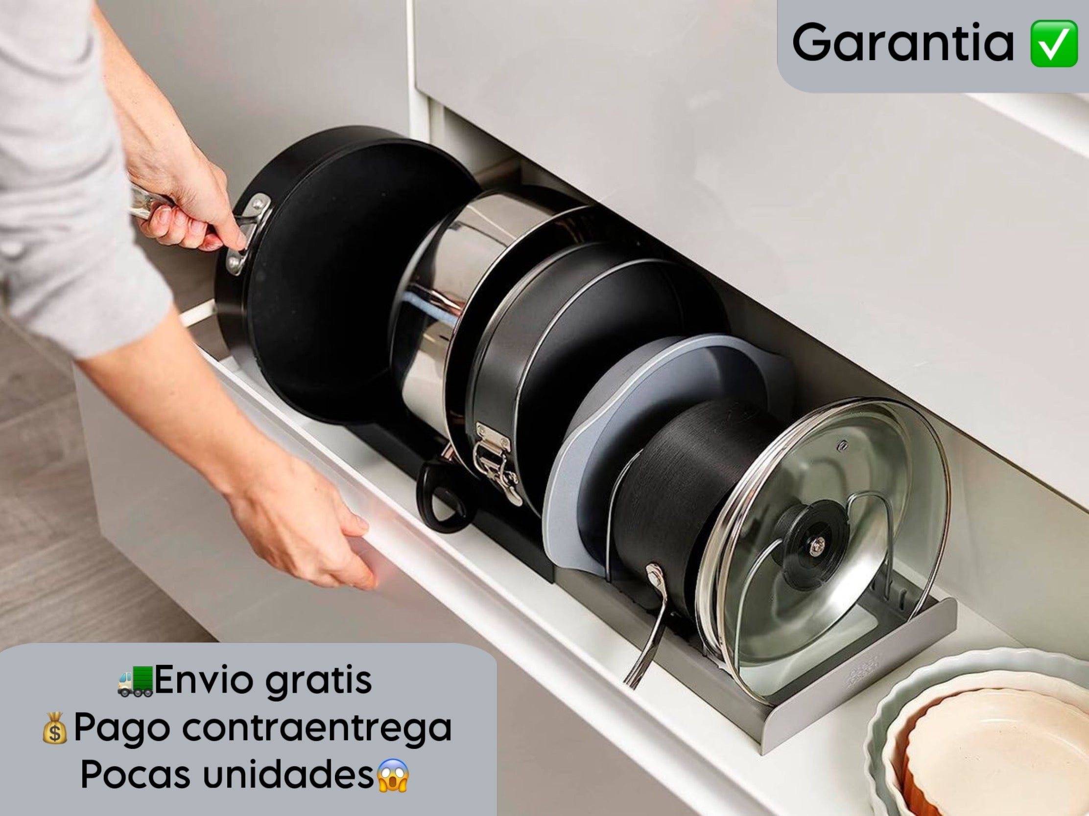 🔥 ¡Nuevo Lanzamiento! Organizador Ollamaster: la Solución que Revoluciona tu Cocina🍳