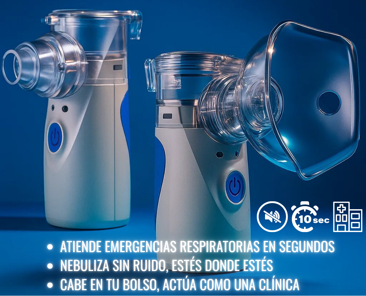 NebuliGo™ Nebulizador Portátil Pediátrico + ENVIO GRATIS 🎁