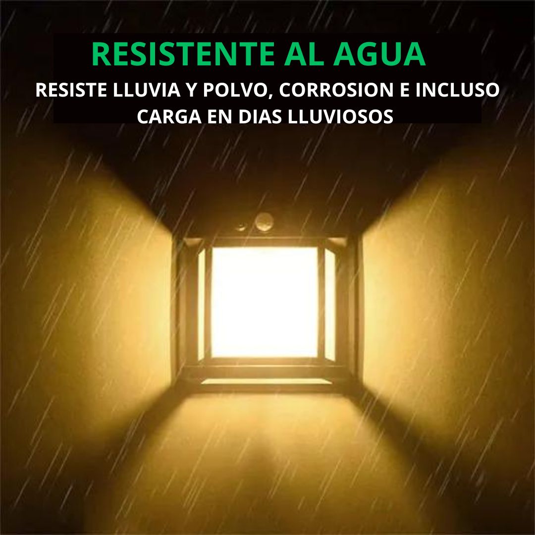 Farol Solar De Pared Con Sensor de Movimiento