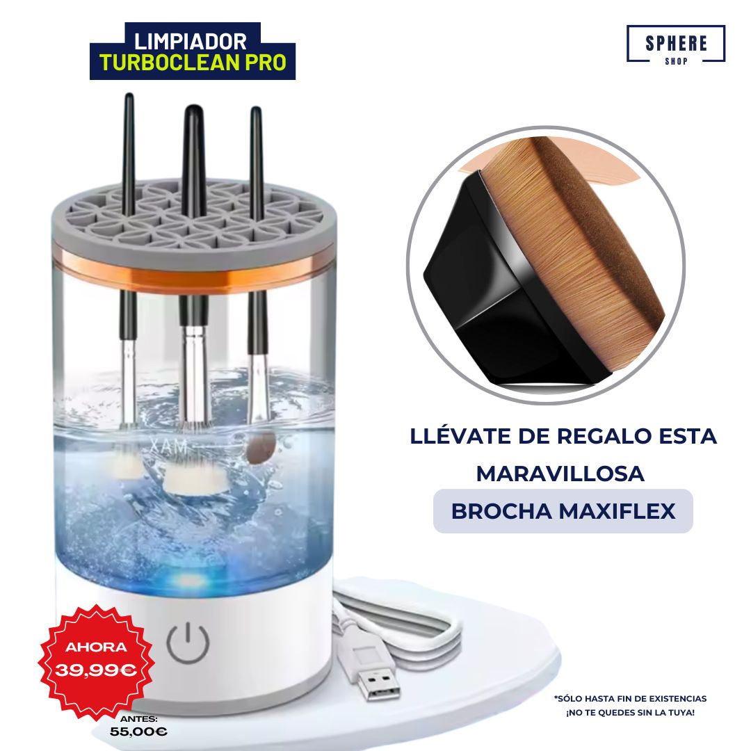 Limpiador TurboClean PRO + Brocha MaxiFlex GRATIS